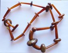 Necklace Signed Gerda Lynggaard Copenhagen Moines  40" LONG  Vintage — photo 2