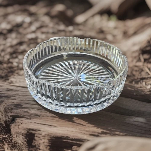 Vintage Waterford Crystal Cigar Ashtray XL 7in