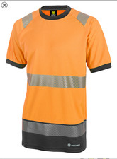 Image of BEESWIFT HI VIS SHORT SLEEVE T-SHIRT ORANGE/BLACK