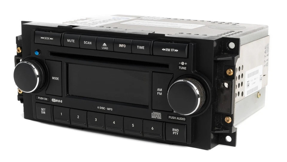 Jeep Dodge Chrysler AM FM 2004-10 6 reproductores de CD radio con Bluetooth RAQ P05064072AF Foto 3 de 4