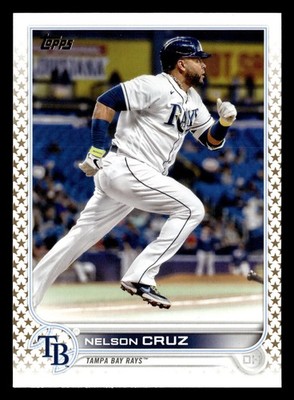 Nelson Cruz 2022 Topps Gold Star SP #104 Tampa Bay Rays *031