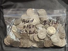 Buffalo Nickels Lot of 160 ( 4 rolls equivalent)  ALL ACID STAINED