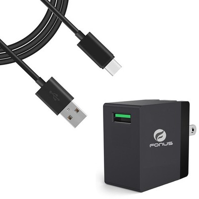 For Galaxy S24/S25/S26/Plus/Ultra/FE Quick Home Charger 18W 6ft USB Cable Power