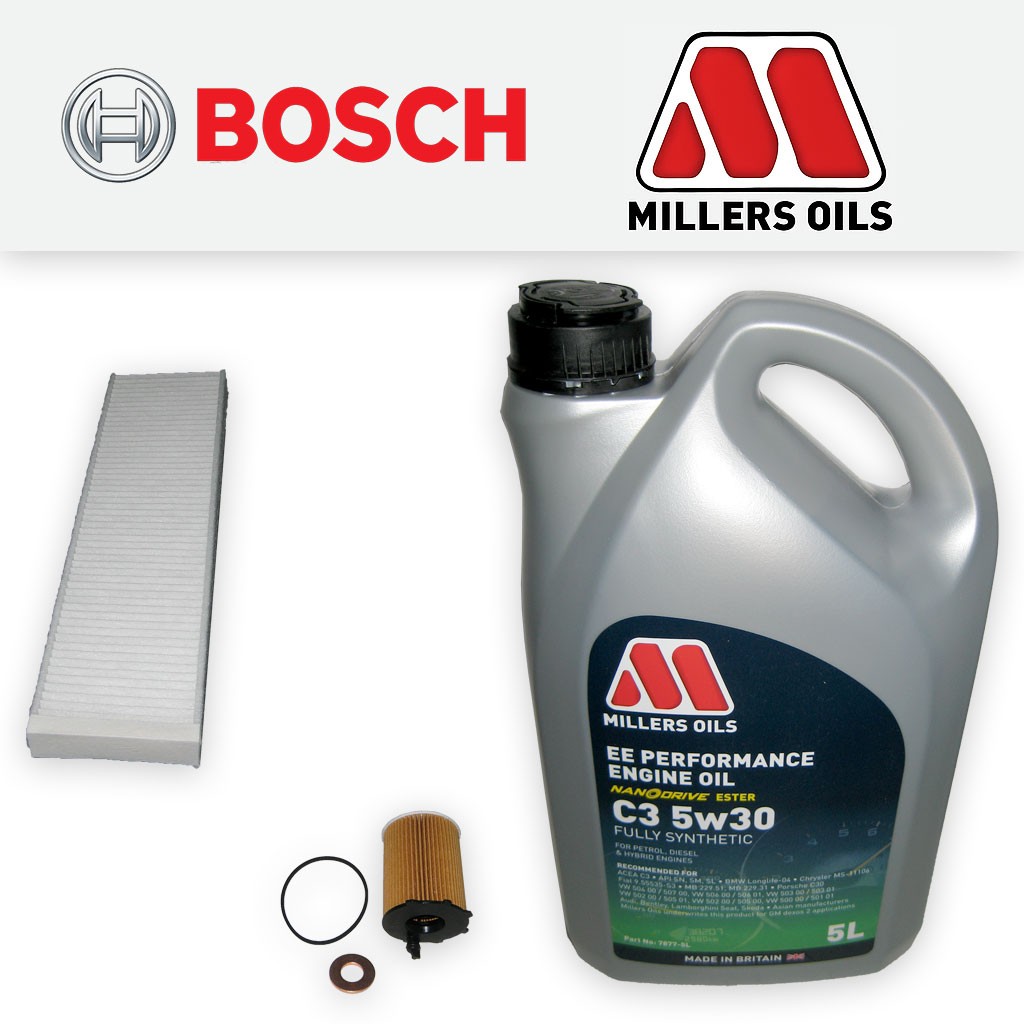 SERVICE KIT MINI ONE CLUBMAN COOPER D R55 R56 OIL CABIN FILTERS +OIL (2007-2010)
