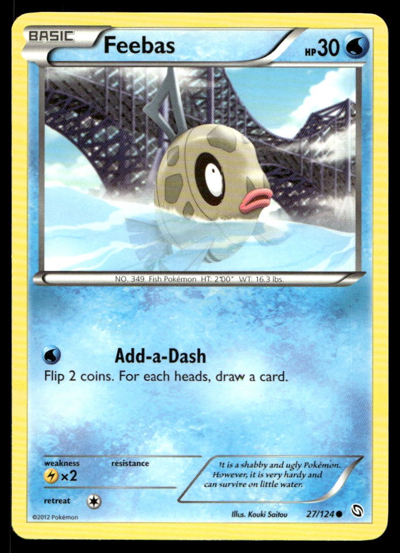 NM Feebas [Dragons Exalted 27/124] Common Pokemon TCG