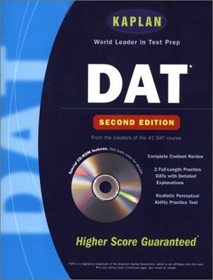 KAPLAN DAT WITH -ROM, SECOND EDITION