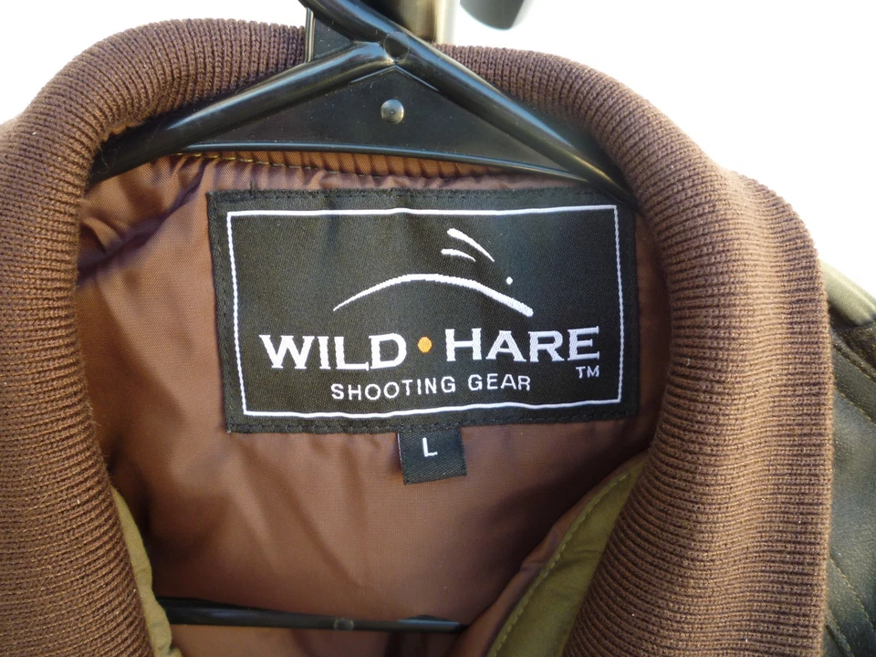 Wild Hare Cold Weather Shooting Coat - LG - Olive/Brown - Right Handed - Image 2 of 3