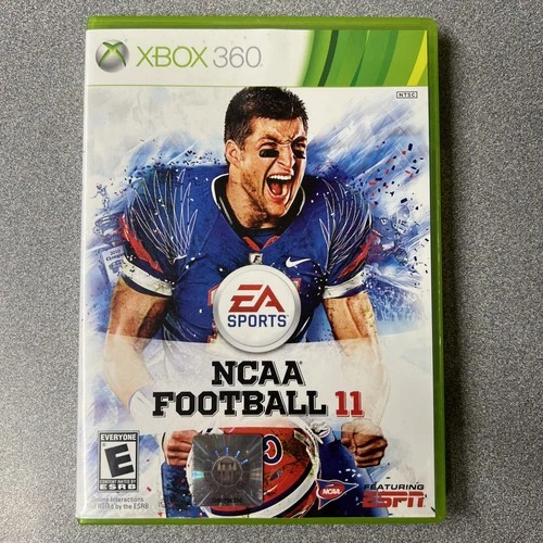 NCAA Football 11 (Microsoft Xbox 360 2010) No Manual Very Clean Free Shipping