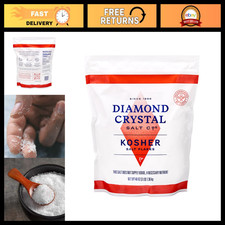 Pure Natural Diamond Crystal Kosher Salt - Full Flavor, No Additives - 3 lb Pouc