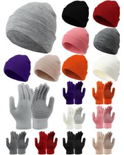 Jamntower 18 Pcs Winter Beanie Hats and Gloves Set Bulk for Homeless Men Wome...