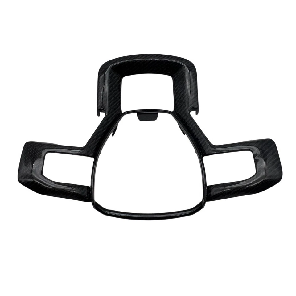 For Ford F150 Raptor Carbon Fiber Steering Wheel Frame 15-20, Gloss Foto 4 de 4