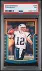 2000 BOWMAN #236 TOM BRADY ROOKIE RC PSA 7