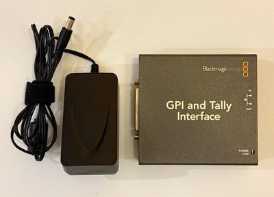 Blackmagic Design GPI & Tally Interface SWTALGPI8 Tested Working