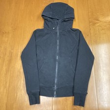 Lululemon Scuba Full Zip Hoodie Size 6 Black Style LW4AWMS