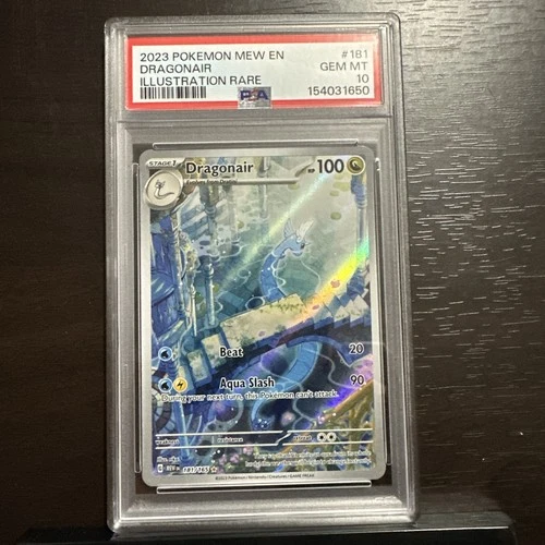 Pokemon 2023 Dragonair 181/165 IR Scarlet & Violet 151 GEM MINT PSA 10