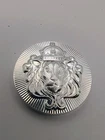 Scottsdale Mint 2 Troy Oz .999 Fine Silver Bullion Round Lion Stacker