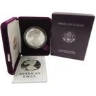 1986-S American Silver Eagle 1 oz Proof Silver Coin w/ Box & COA