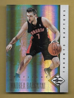 ANDREA BARGNANI 2012-13 PANINI LIMITED SP INSERT CARD #'D /25 NBA STAR!