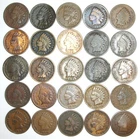 Indian Head Penny Lot - 25 coins - circulated