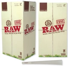 RAW ORGANIC CONES KING SIZE -1400