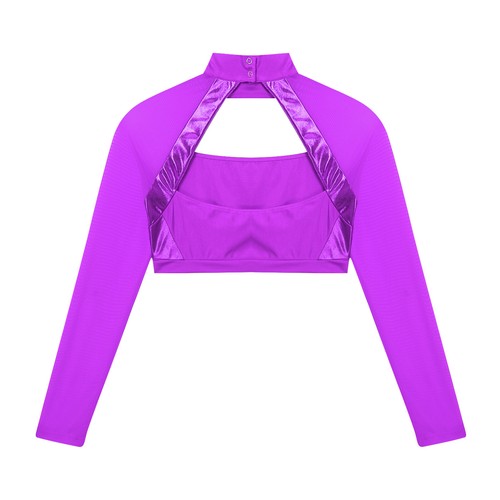 Women Cheer Uniform Tops Night Club Crop Top Rhinestone Cheerleader Costume - Picture 61 of 87