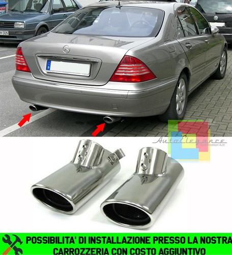 Spoiler Trasero Compatible Con MERCEDES S W220