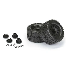 Pro-Line Trencher HP 2.8 Belted Tires & Wheels 12mm Hex Rustler Stampede 2WD 4x4