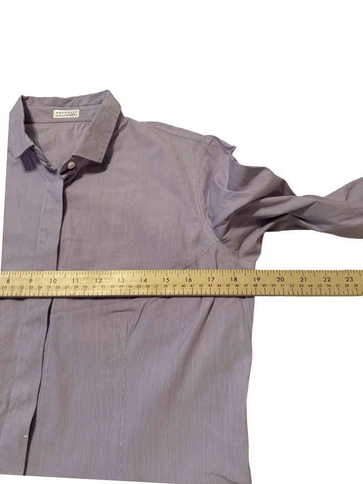 Женская сорочка Brunello Cucinelli средний размер розовая нейлоновая смесь приталенная функциональная - Изображение 4 из 4