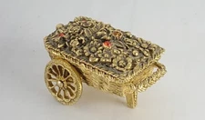 Vintage Max Factor rare wheel barrow Perfume.