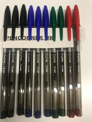 Bic Cristal Xtra Bold Point 1.6 Mm Pens, Assorted Inks, 24-Pack