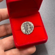 Unique Ancient Roman Greek bronze rare coated coin 4th-5th century BCE