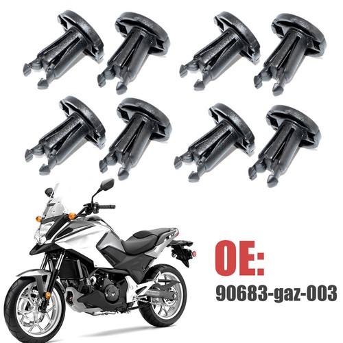 10x Accessories Motorcycle Expanding Rivet Fastener Fairing Trim Clips For Honda - Picture 10 of 12