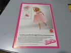 Original Page Advertising Vintage BARBIE Mattel From The 80s
