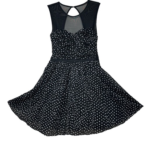 guess club dresses Guess Originals long sleeve mini dress in black all over print