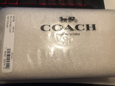 Coach Signature PVC Double Zip Wristlet Wallet - 10011316jax