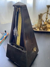 Vintage Seth Thomas Metronome de Maelzel Wooden USA Antique Tempo BPM *PARTS*