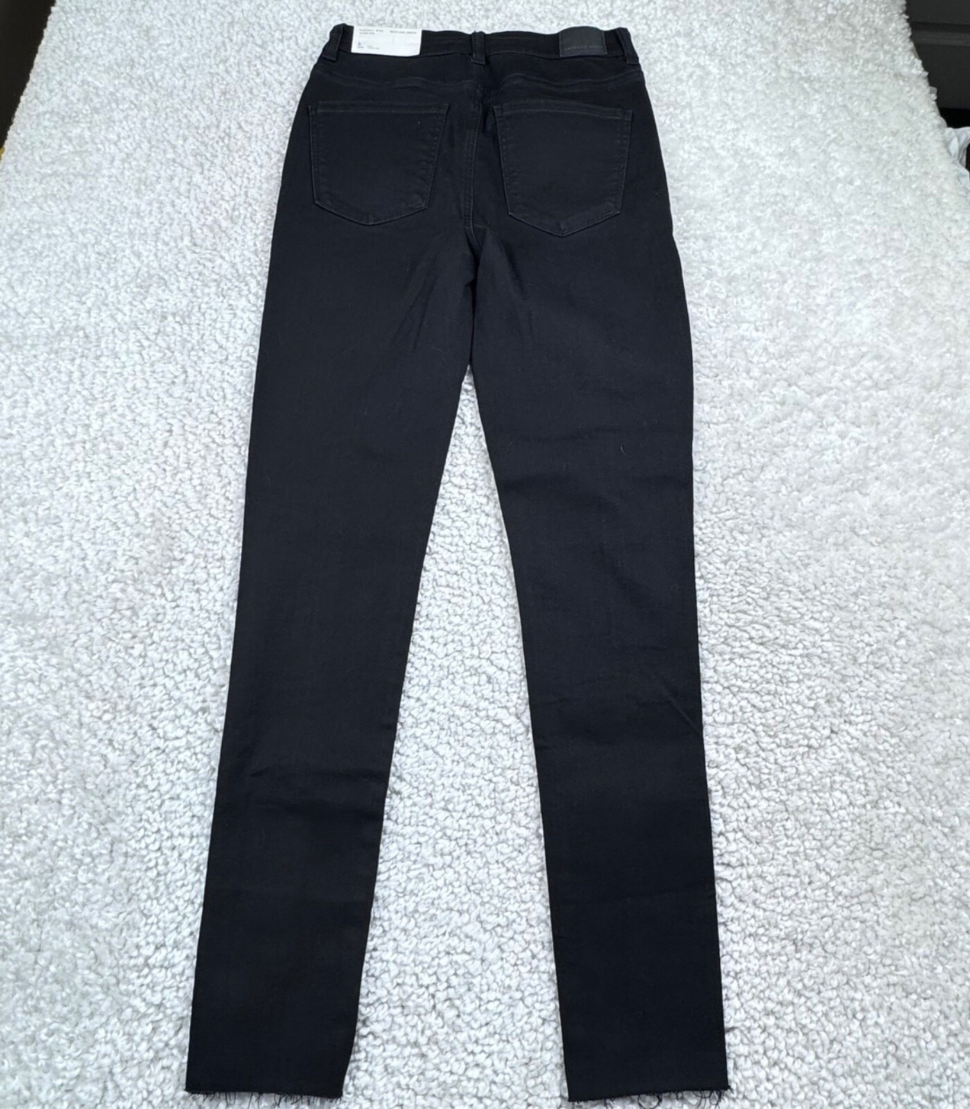 American Eagle Next Level Stretch Highest Rise Jegging Black Womens 6 Long NEW image 2