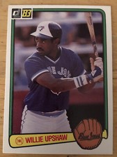 1983 Donruss Willie Upshaw Baseball Card #558 Blue Jays First Base High Grade