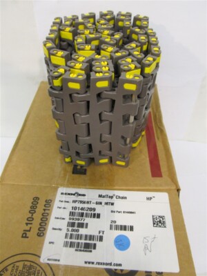 Rexnord 10146209, HP7956NT 6'' x 5' HP Side Flexing MatTop Chain