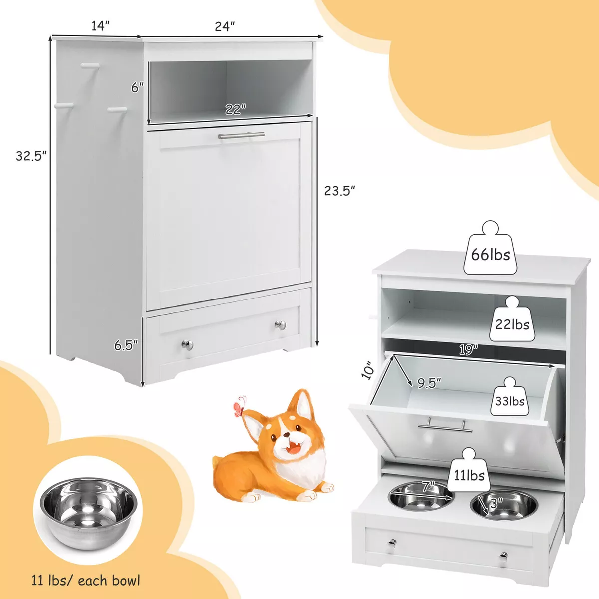 Boomer & george hotsell pet feeder station