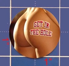 SUPER HOT GET IN THE HOLE GOLF BALL MARKER