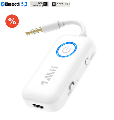 Audio Transmitter & Empfänger BT5  Adapter AptX-LL Adaptive HD Dual-Link 1Mii