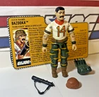 GI Joe Tiger Force Bazooka 1988 v2 *100% COMPLETE w/Card, Near Mint!* Vintage