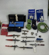 Iwata HP-C HP-B Badger Paasche Type V, H, VL Airbrush Lot  Accessories