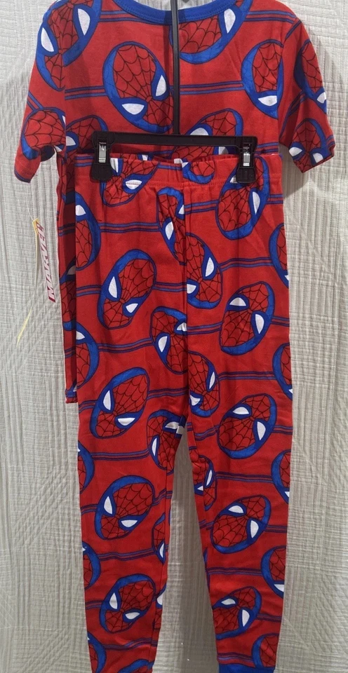 Spider-Man 2 Piezas SS Tejido Pj Set Talla 10 Nuevo Foto 3 de 4