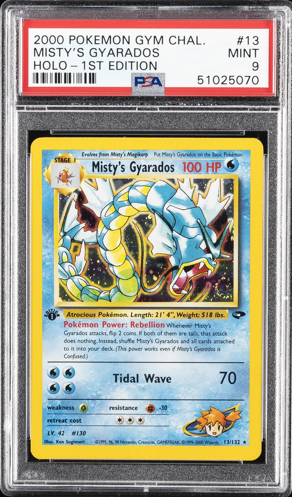 Misty's Gyarados 1st Edition #13