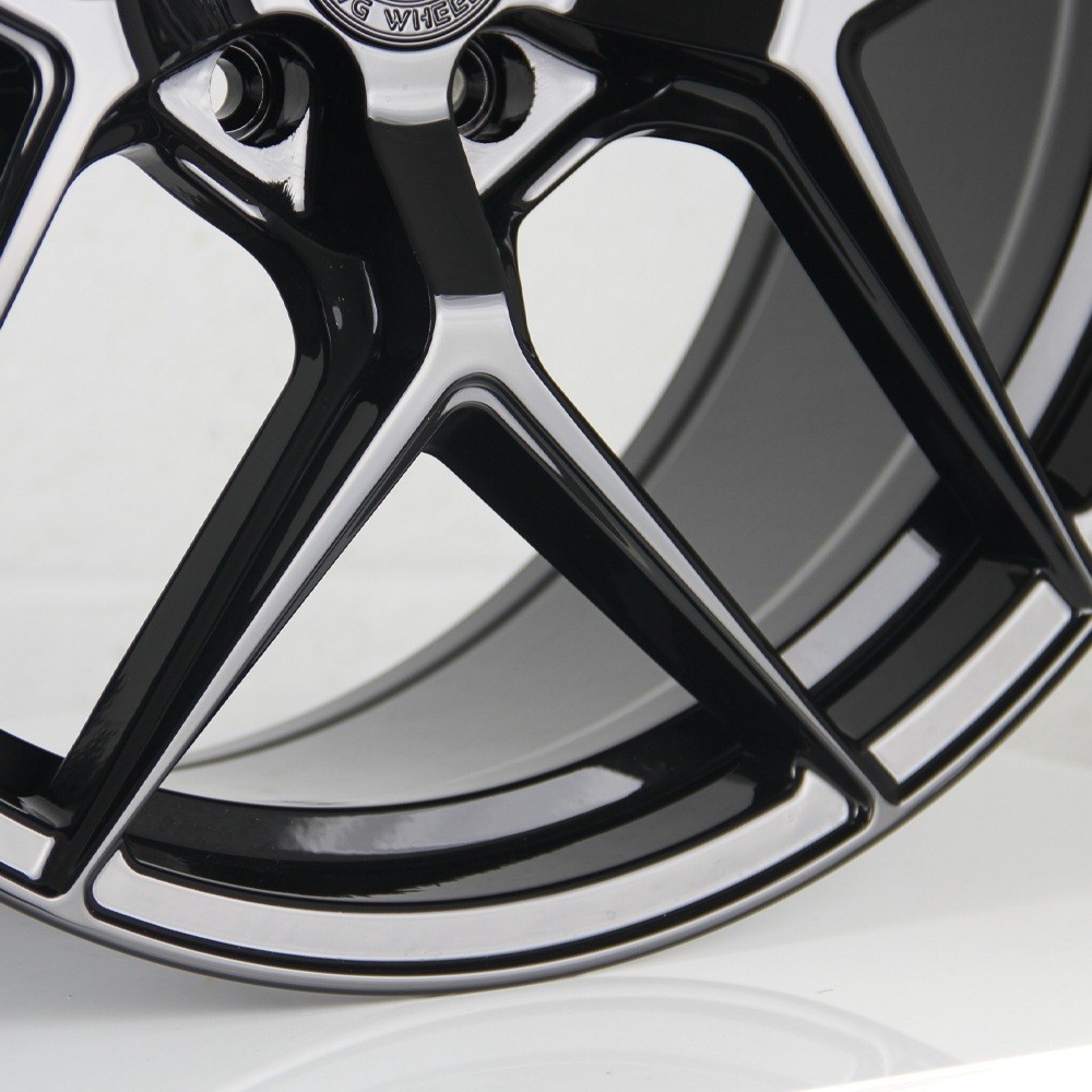 RF6 20 inch STAGGERED Gloss Black Rims fits AUDI R8 2008 - 2018