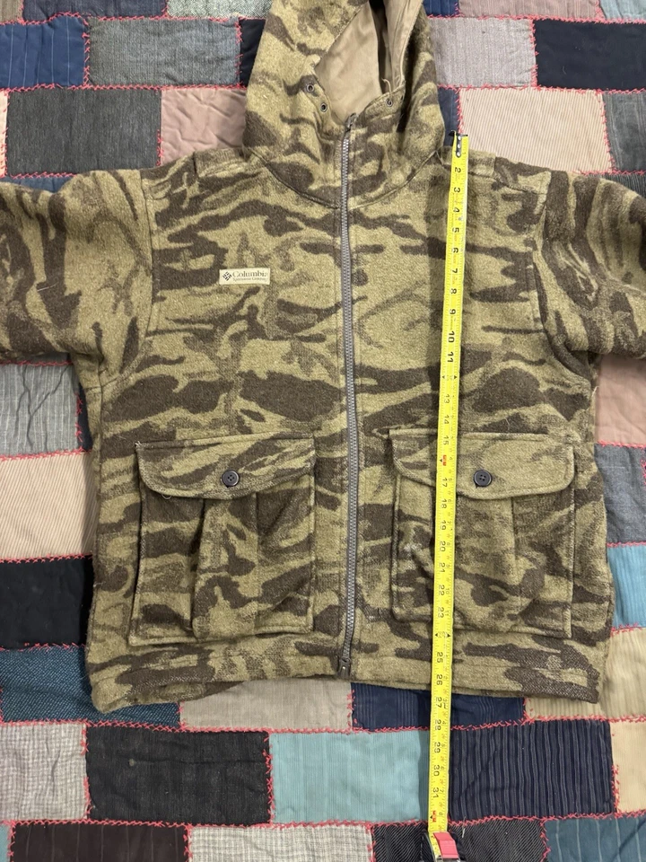 Chaqueta con Capucha Columbia Monarch Pass Gama Gallatin Mezcla Lana Outfitter Camuflaje M Foto 4 de 4