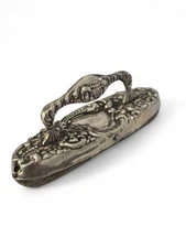 Victorian Art Nouveau Sterling Silver Floral Nail Polisher