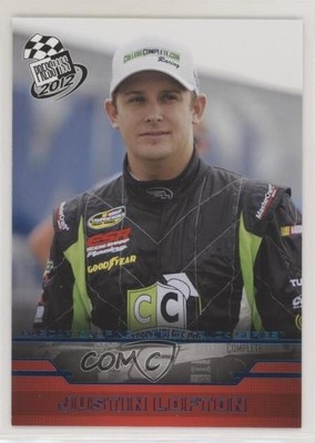 2012 Press Pass Camping World Truck Series Retail Blue Justin Lofton #56 2e7